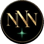 Lead by Nina gold NNN circular emblem